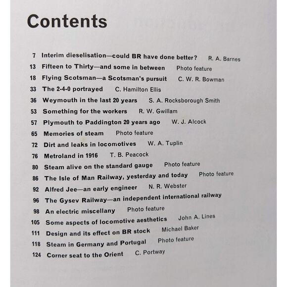 Vintage 1972 Railway World Annual - Railroadiana History Railfan - Picture 5 of 10